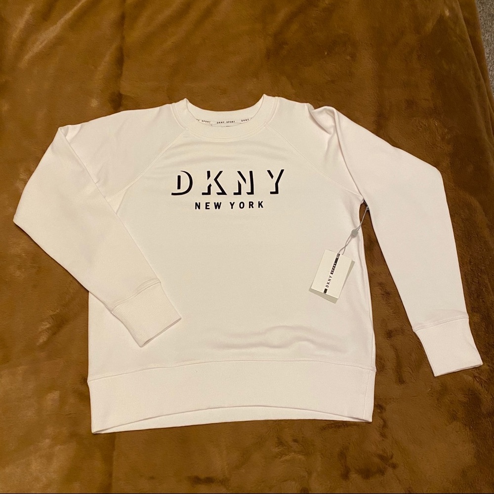 DKNY White Sweatshirt